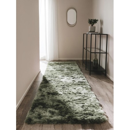 Shaggy Rug Whisper Green 80x300 cm