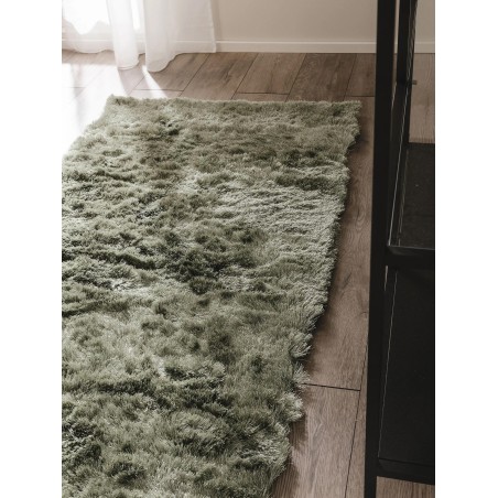 Shaggy Rug Whisper Green 80x300 cm
