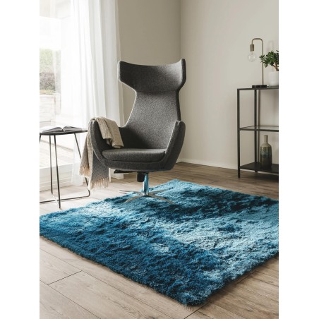 Shaggy Rug Whisper Blue 200x200 cm