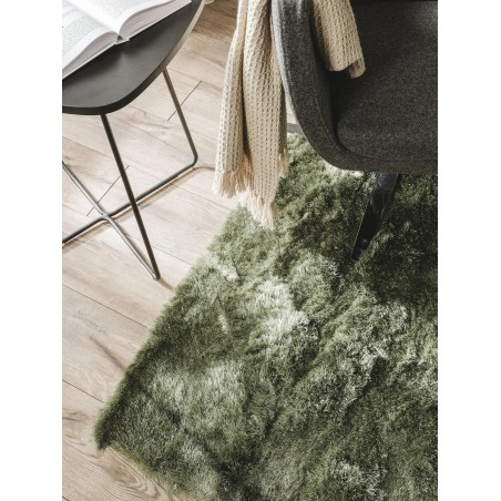 Shaggy Rug Whisper Green 150x150 cm