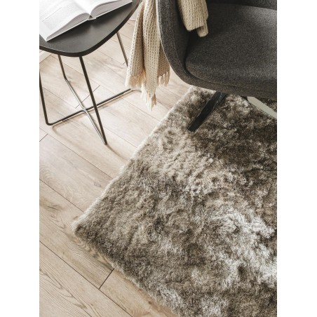 Shaggy Rug vaip Whisper Grey 150x150 cm