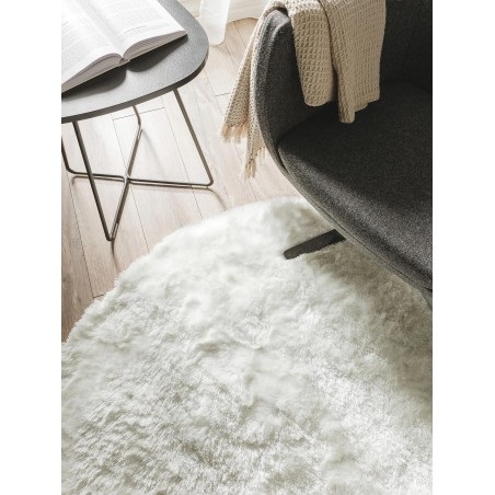 Shaggy Rug vaip Whisper White ø 200 cm