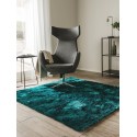 Shaggy Rug vaip Whisper Türkiissinine 200x200 cm