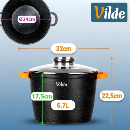 Klaaskaanega graniidist pott TERRUNA AROMA... | FreshDesign.ee