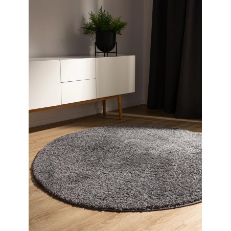 Pestav vaip Shaggy Rug Soho Grey ø 120 cm