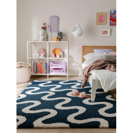 Shaggy vaip Louise Blue 120x170 cm