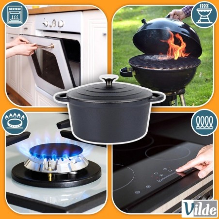 Kaanega malmpott CAST LINE 24 cm, 3, 9 liitrit | FreshDesign.ee