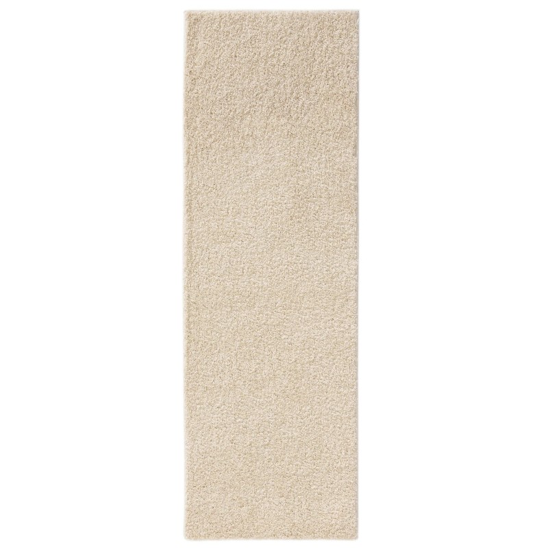 Pestav Shaggy Rug Soho Cream 80x250 cm