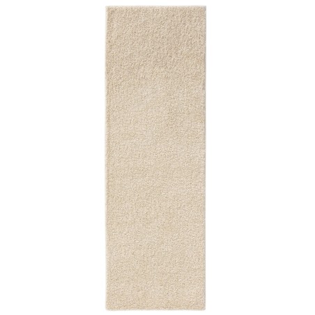 Pestav Shaggy Rug Soho Cream 80x250 cm