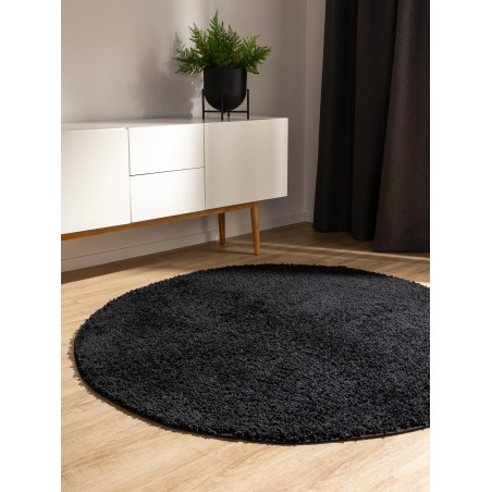 Pestav Shaggy vaip Soho Black ø 200 cm