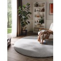 Pestav Shaggy vaip Melvin Light Grey ø 250 cm ümmargune