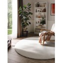 Pestav vaip Shaggy Rug Melvin Cream ø 250 cm ümmargune