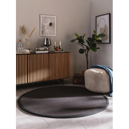 Sisal vaip Sana Must ø 200 cm