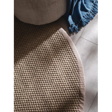 Sisalvaip Greta Grey ø 150 cm ümmargune