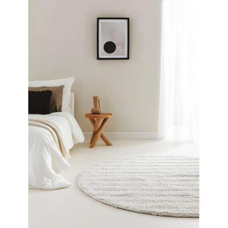 Villane vaip Dina Cream ø 100 cm ümmargune