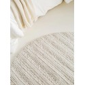 Villane vaip Dina Cream ø 100 cm ümmargune