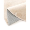 Kunstkarusnahast vaip Furry Beige ø 80 cm ümmargune