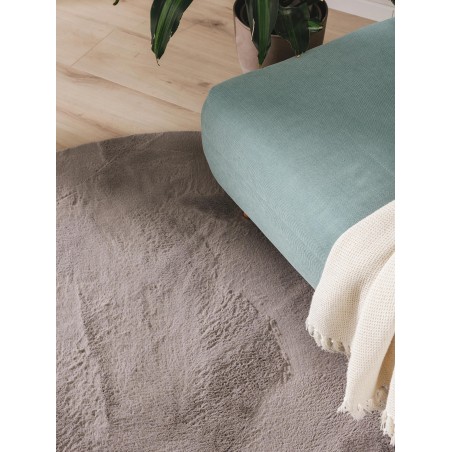 Kunstkarusnahast vaip Karvane hall ø 200 cm