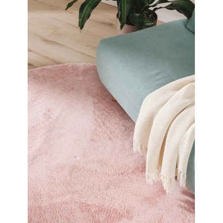 Kunstkarusnahast vaip Furry Rose ø 80 cm ümmargune