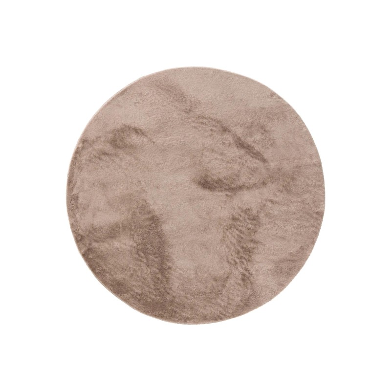 Kunstkarusnahast vaip Furry Taupe ø 200 cm