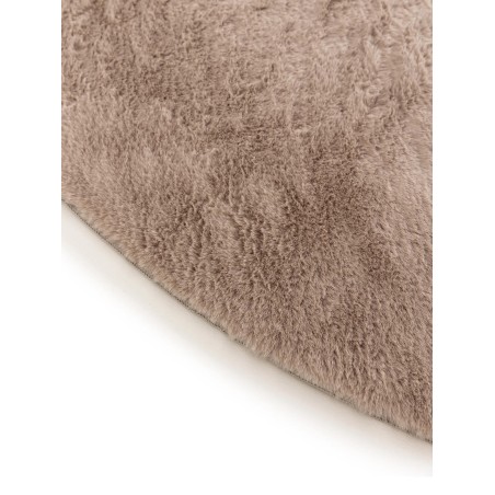 Kunstkarusnahast vaip Furry Taupe ø 200 cm