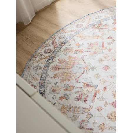 Pestav vaip George Mitmevärviline/Beež ø 120 cm
