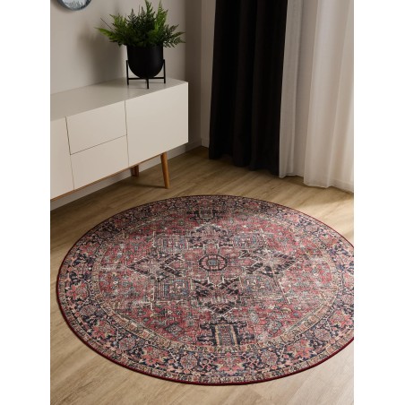 Pestav vaip George Mitmevärviline/Beež ø 120 cm