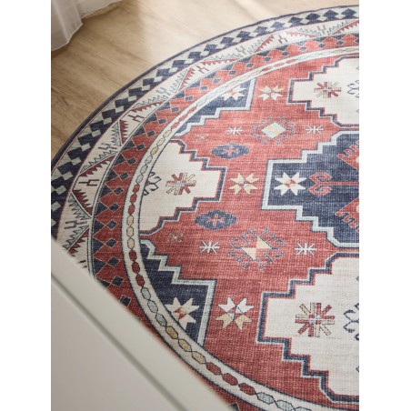 Pestav vaip George mitmevärviline/sinine ø 120 cm