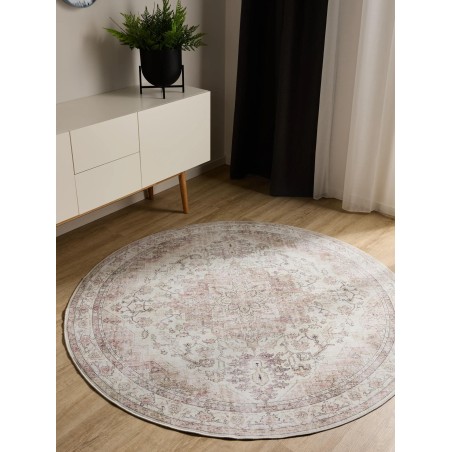 Pestav vaip George Rose/Beež ø 160 cm