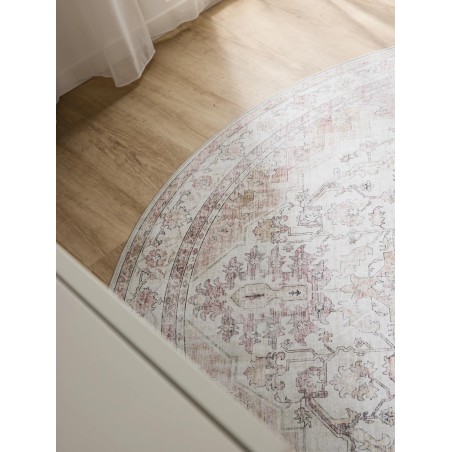 Pestav vaip George Rose/Beež ø 160 cm