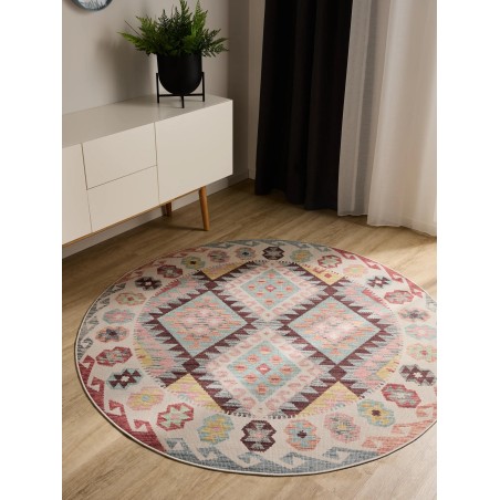 Pestav vaip George Mitmevärviline ø 120 cm