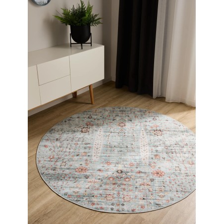 Pestav vaip George Turquoise ø 160 cm