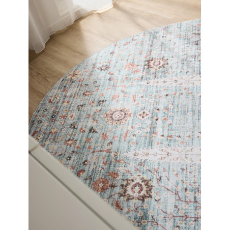 Pestav vaip George Turquoise ø 160 cm