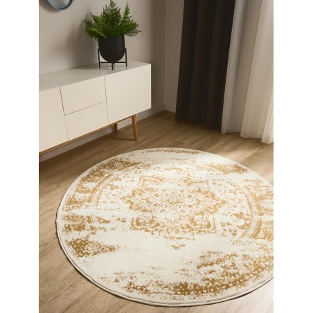 Vaip Suki kreem/kollane ø 120 cm