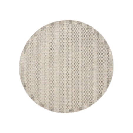 In- & Outdoor ümmargune vaip Agra kreem/sinine ø 160 cm
