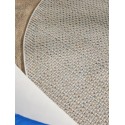 In- & Outdoor ümmargune vaip Agra kreem/sinine ø 160 cm
