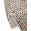 In- & Outdoor ümmargune vaip Agra kreem/sinine ø 160 cm
