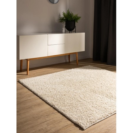 Pestav Shaggy Rug Soho Cream 200x200 cm