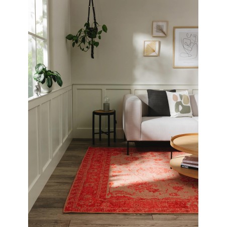 Flat Weave vaip Frencie Red 240x340 cm