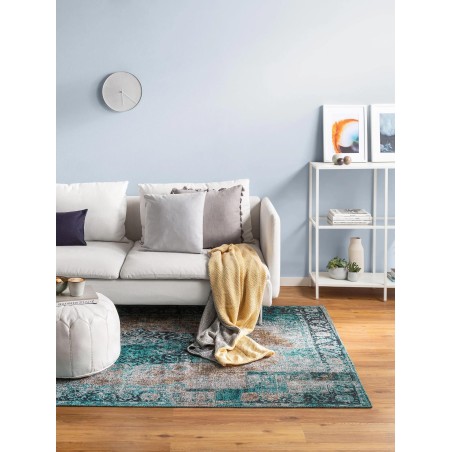 Lamekoeline vaip Tosca Turquoise 290x400 cm