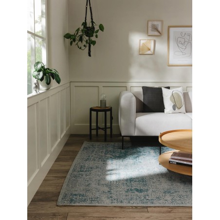 Flat Weave vaip Frencie Blue 300x400 cm