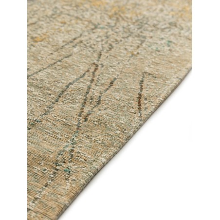 Flat Weave vaip Frencie beež/sinine 240x340 cm
