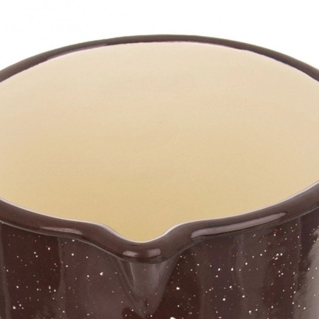 Pruun emailpott BROWN 12 cm, 1, 2 liitrit | FreshDesign.ee