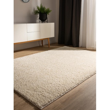 Pestav Shaggy Rug Soho Cream 80x150 cm