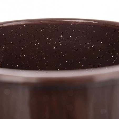 Pruun emailitud pott BROWN 14 cm, 900 ml | FreshDesign.ee