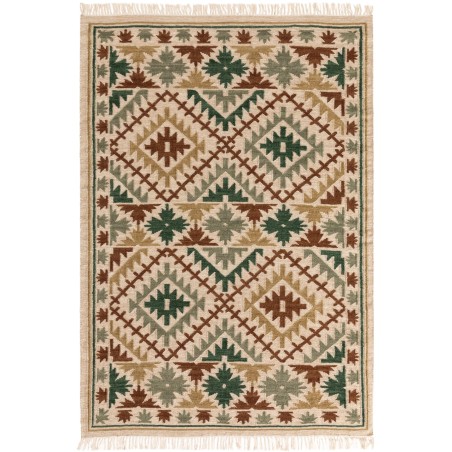 Käsitsi kootud Kilim Zohra Green 120x170 cm