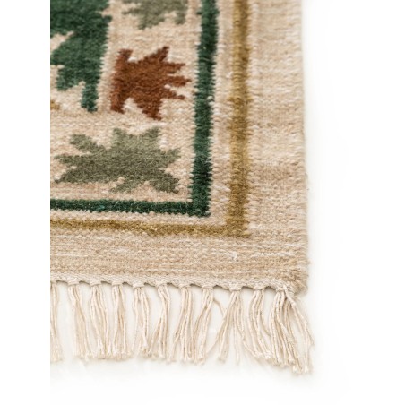 Käsitsi kootud Kilim Zohra Green 120x170 cm