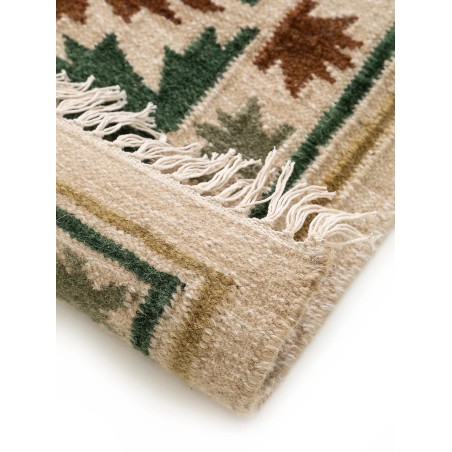 Käsitsi kootud Kilim Zohra Green 160x230 cm