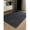 Taaskasutatud materjalist vaip Tom Dark Blue 60x100 cm