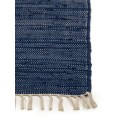 Taaskasutatud materjalist vaip Tom Dark Blue 60x100 cm